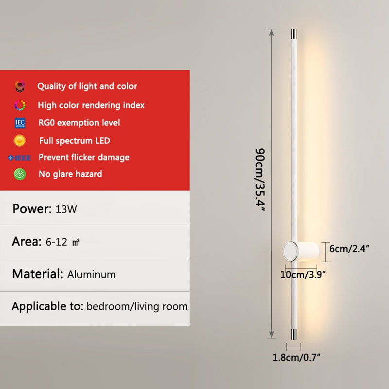 Long Roman Column Wall Lamp