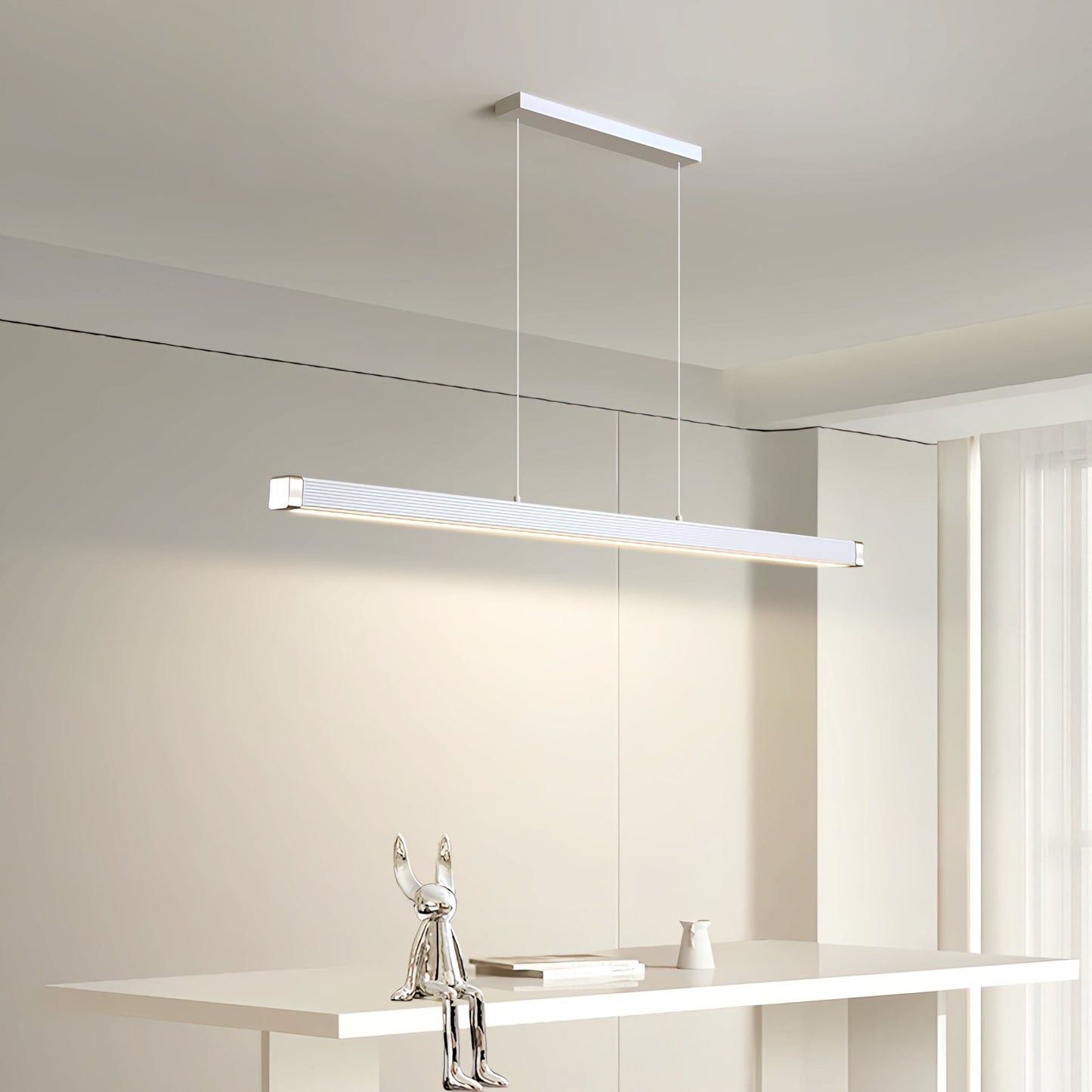 Antizer Roman Column Linear Pendant Light for Kitchen