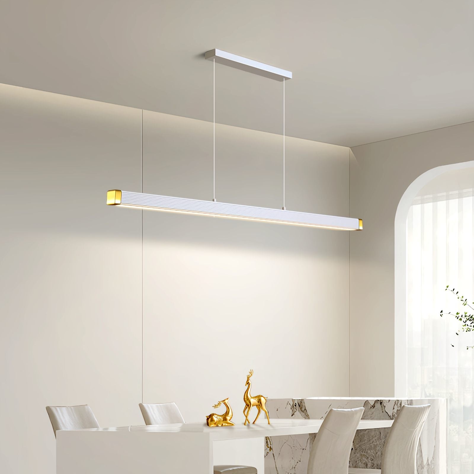 Roman Column Linear Pendant Light