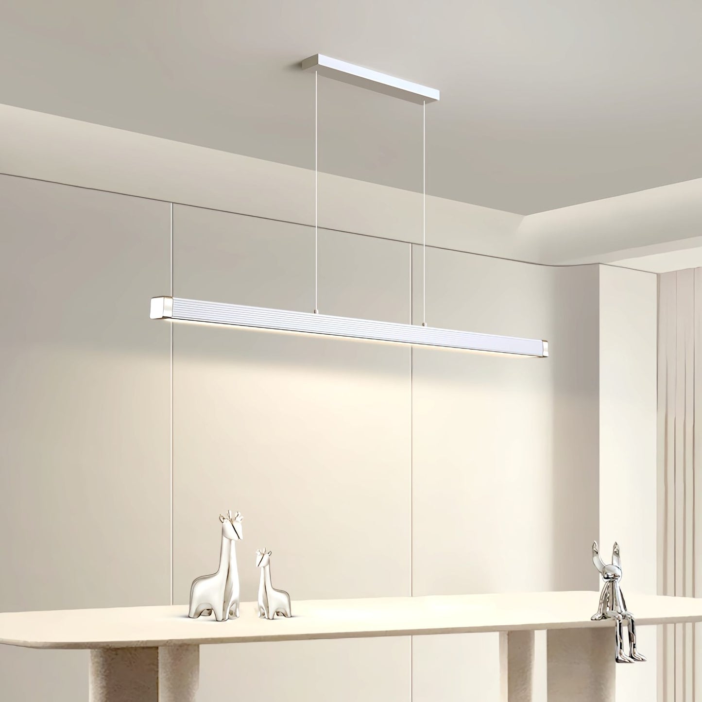 Antizer Roman Column Linear Pendant Light for Kitchen