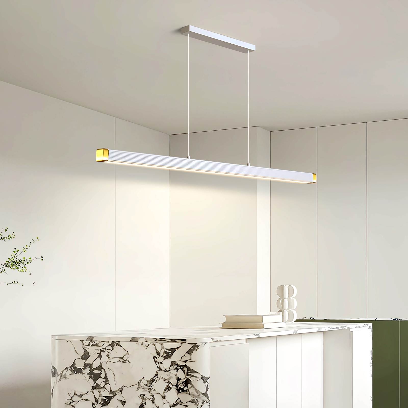 Roman Column Linear Pendant Light