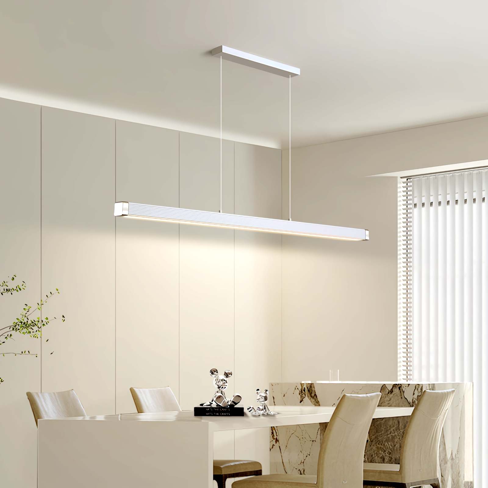 Roman Column Linear Pendant Light