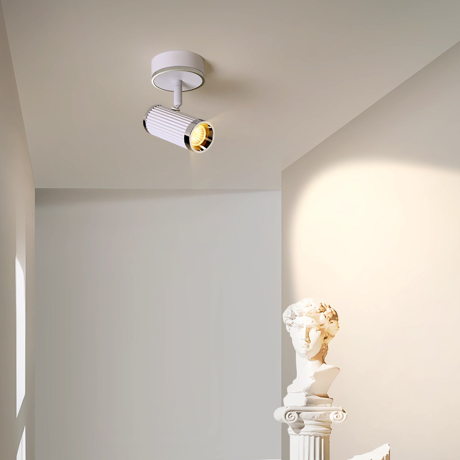 Striped Spotlight Track Ceiling Light & Sconces