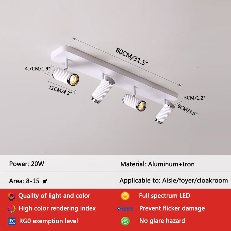 Antizer Roman Column Spotlight Track Wall Light