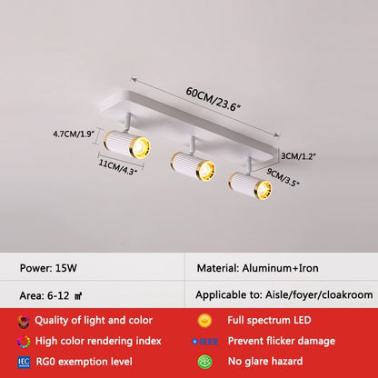 Antizer Roman Column Spotlight Track Wall Light