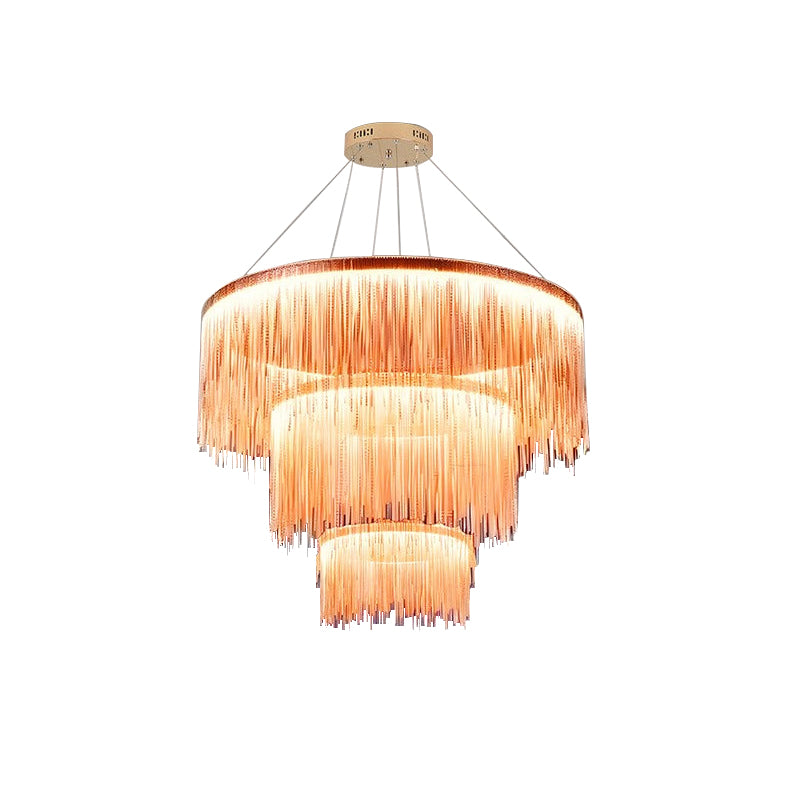 Tassel Chain Art Chandelier