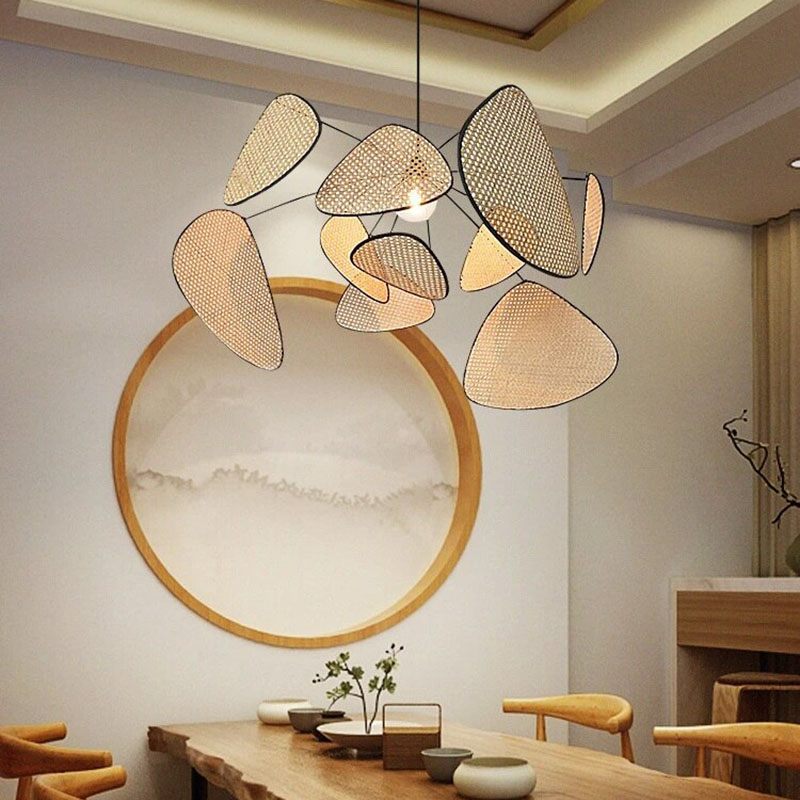 Screen Cannage Suspension Chandelier