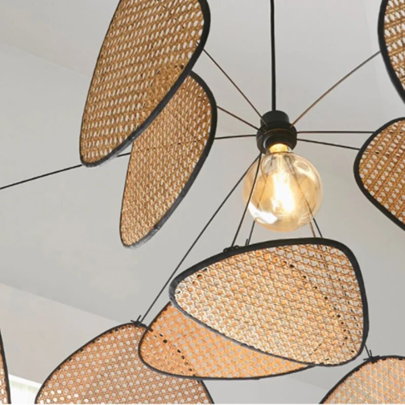 Screen Cannage Suspension Chandelier