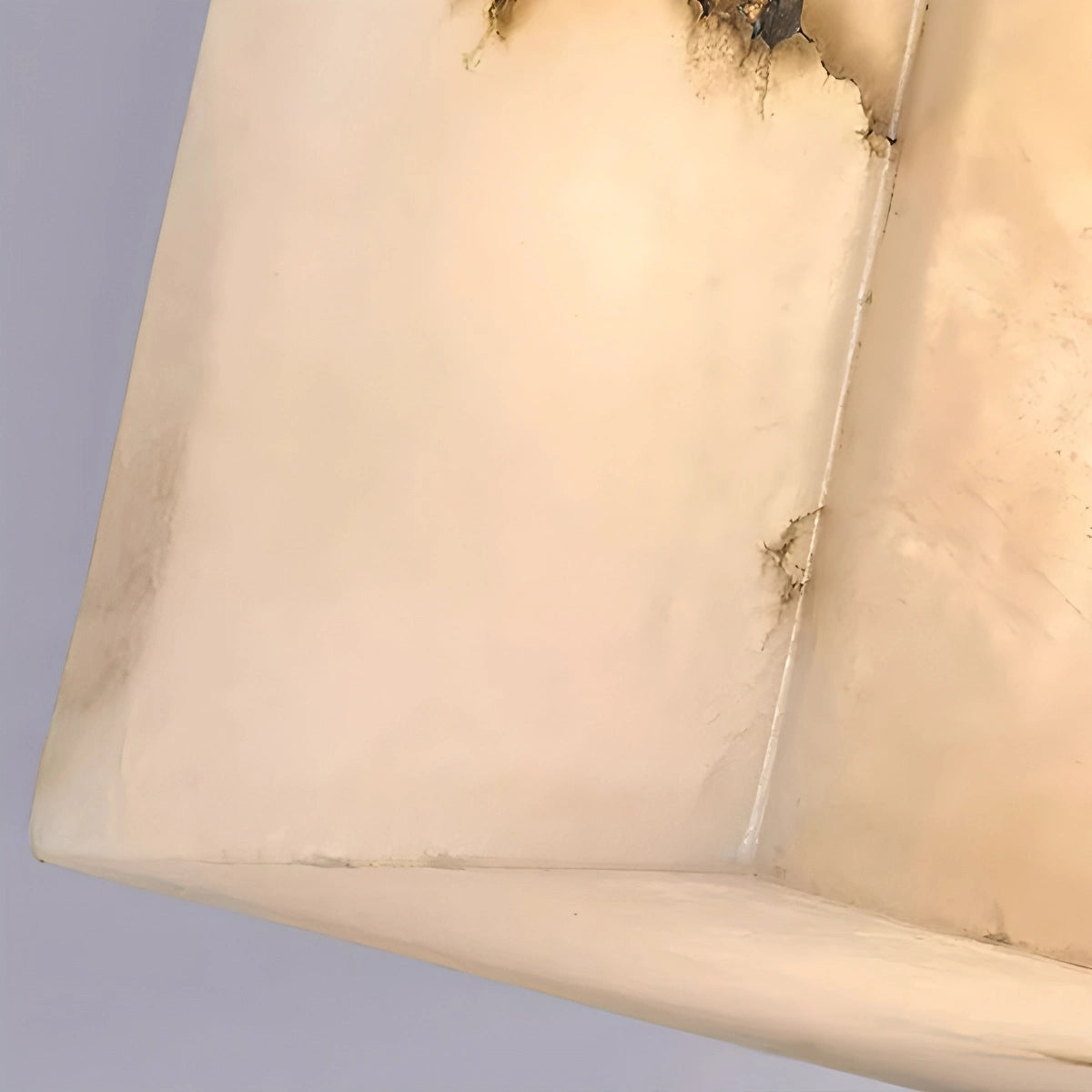 Antizer Simple Square Spanish Alabaster Wall Lamp for Living Room