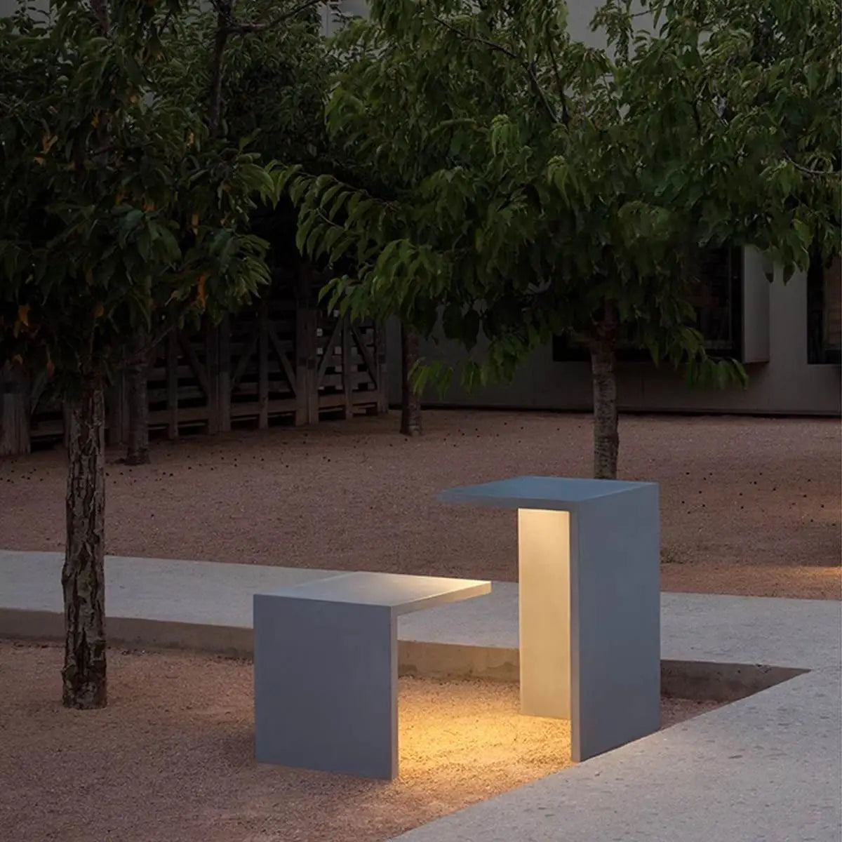 Antizer Solar Table and Stool Floor Lamp