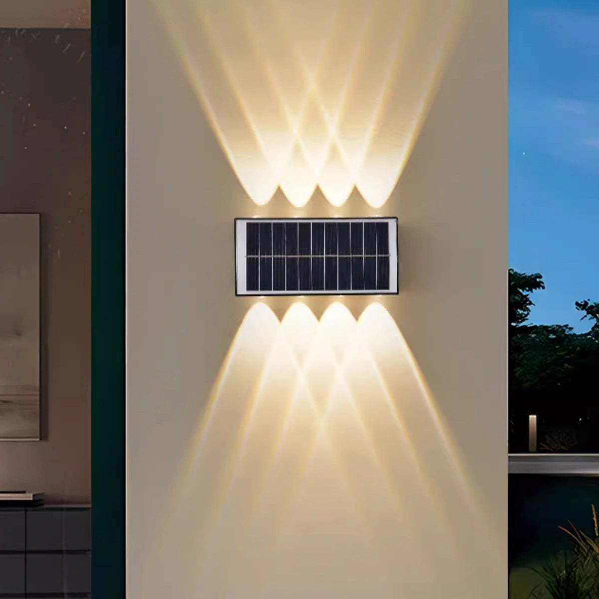 Antizer Solar Outdoor Waterproof Wall Lamp