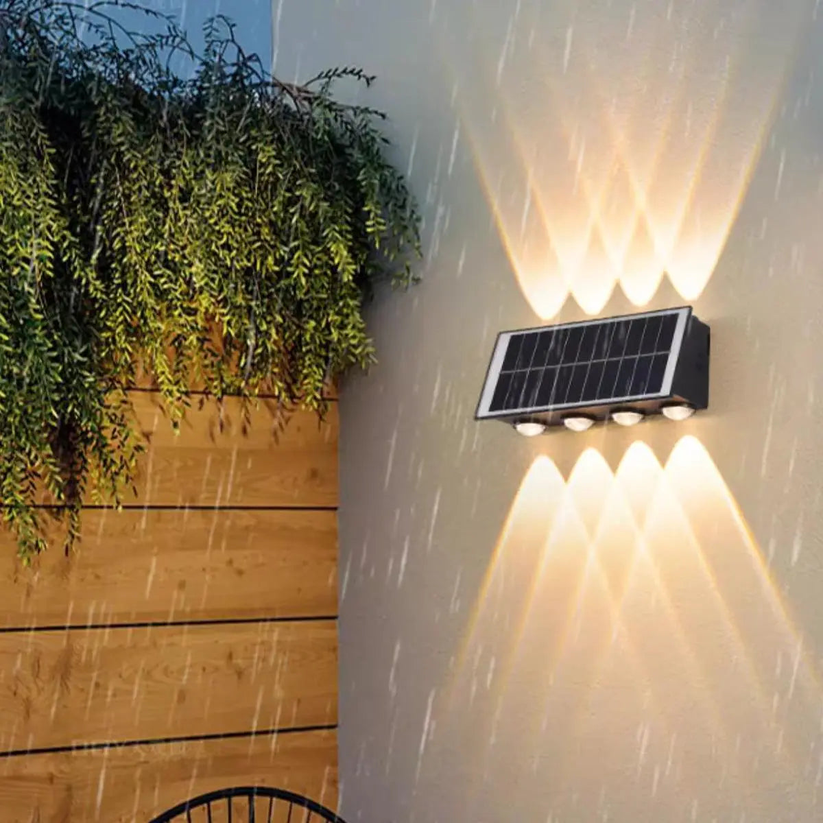 Antizer Solar Outdoor Waterproof Wall Lamp
