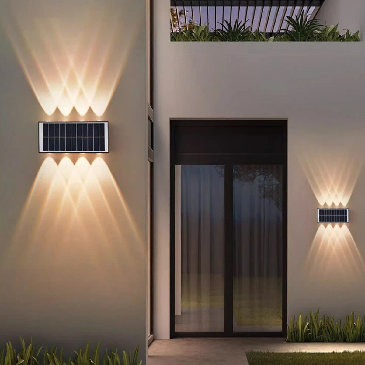 Antizer Solar Outdoor Waterproof Wall Lamp