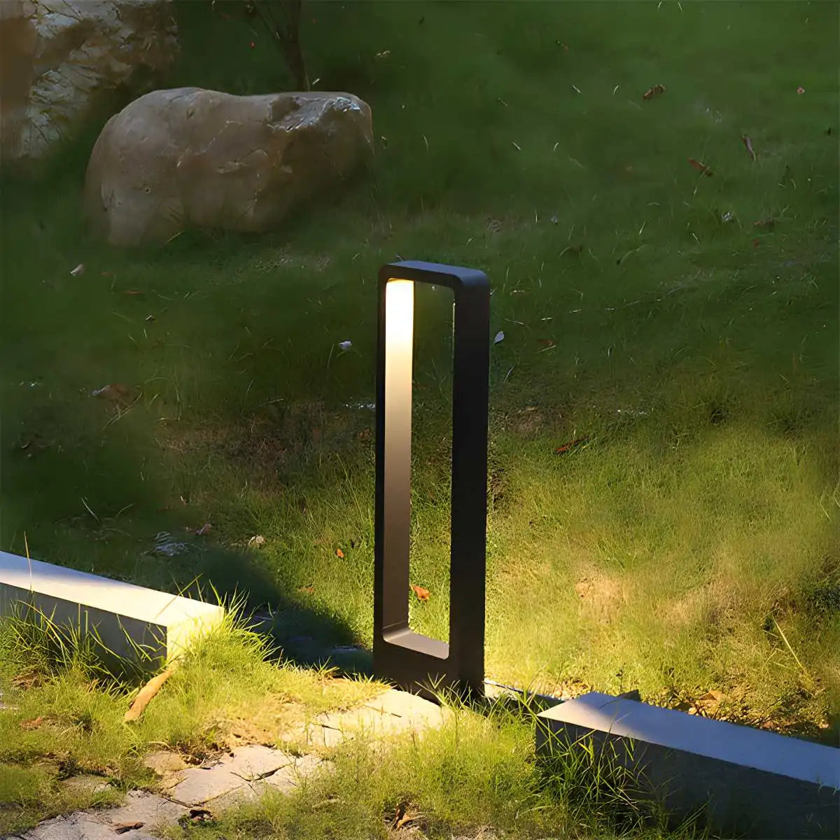 Antizer Solar Rectangular Outdoor Floor Lamp