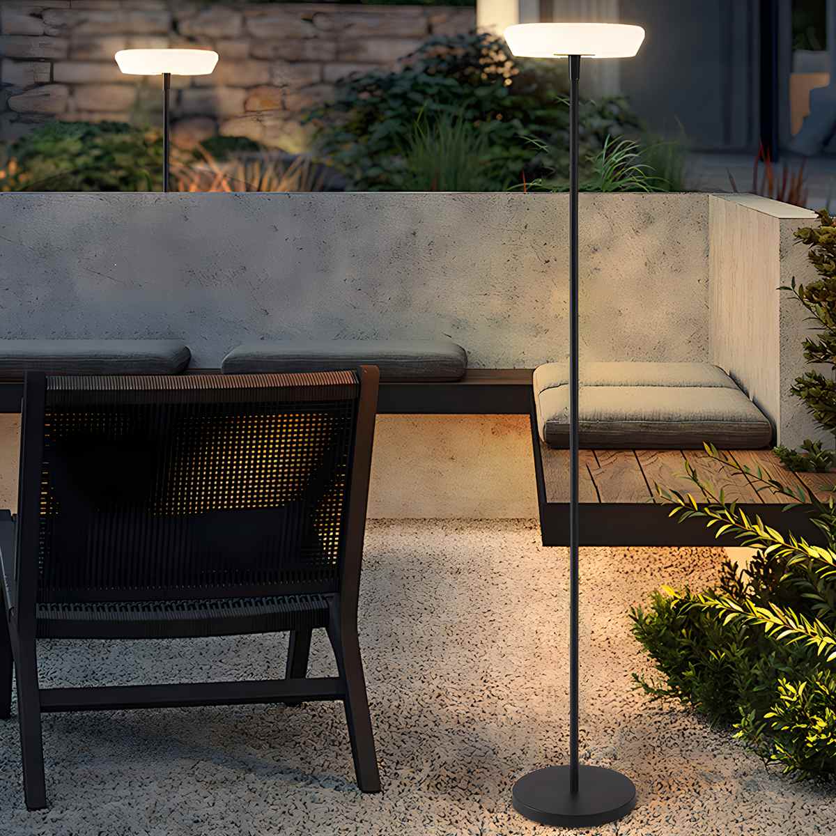 Outdoor Solar Floor Lamp