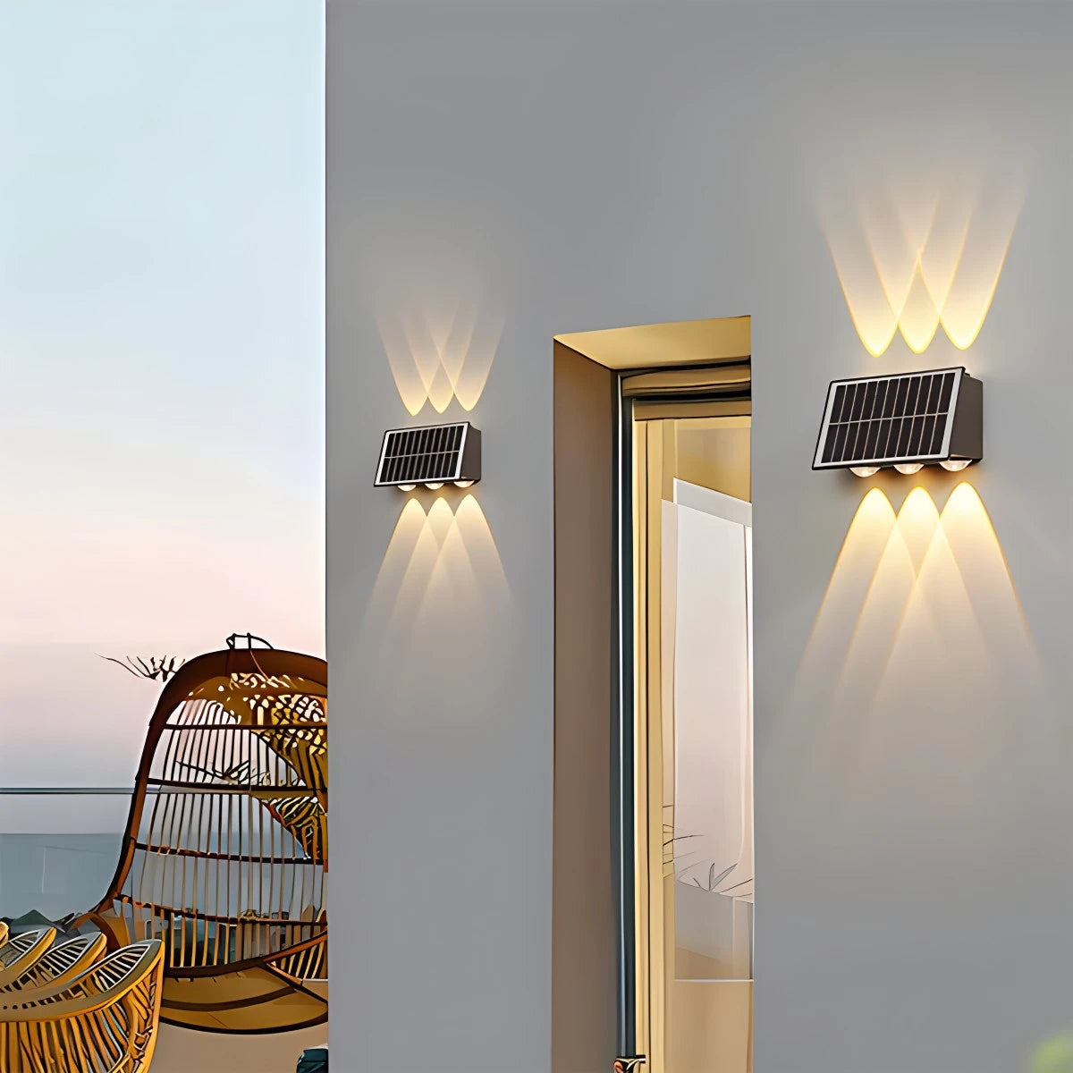 Solar Outdoor Waterproof Wall Lamp