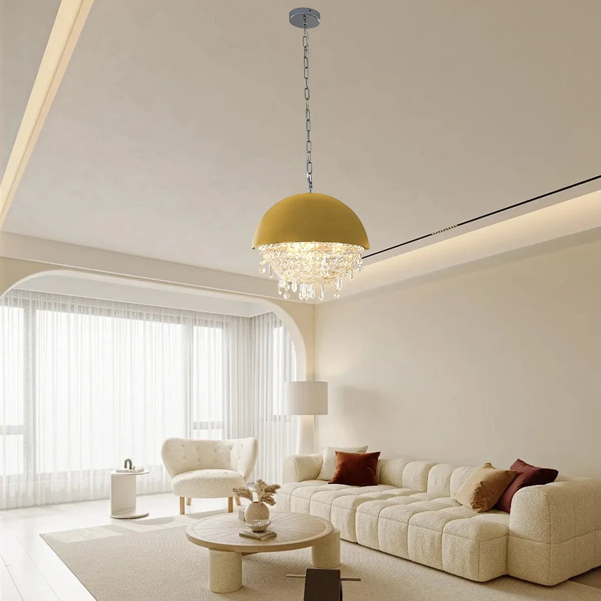 Antizer Spherical Crystal Chandelier