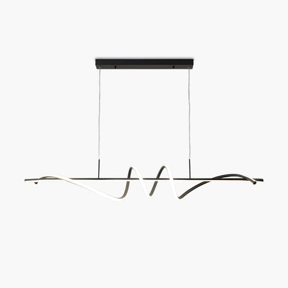 Antizer Wave Linear Chandelier for Dining Room