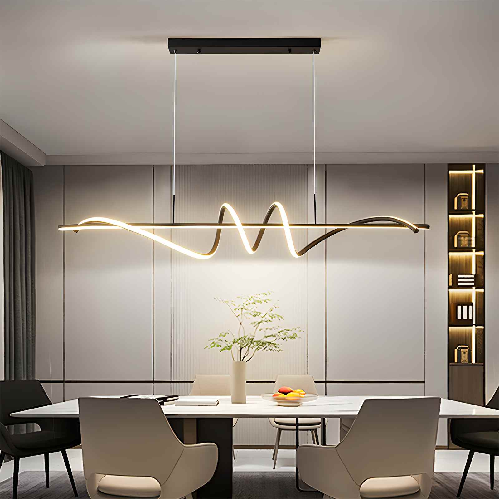 Wave Linear Chandelier