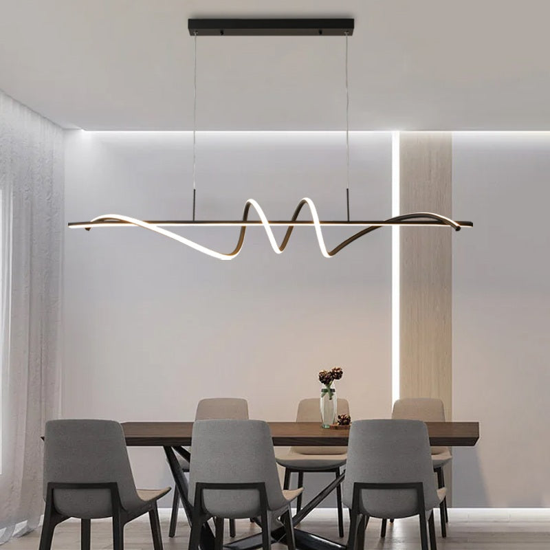 Wave Linear Chandelier