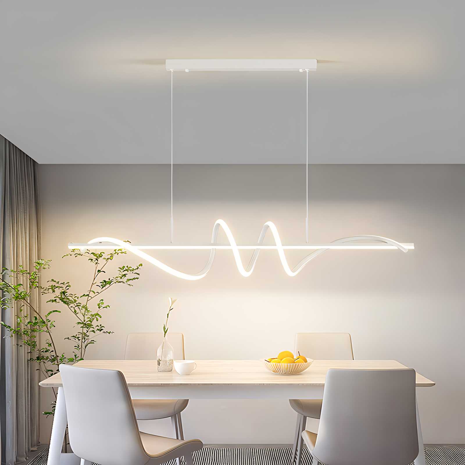 Wave Linear Chandelier