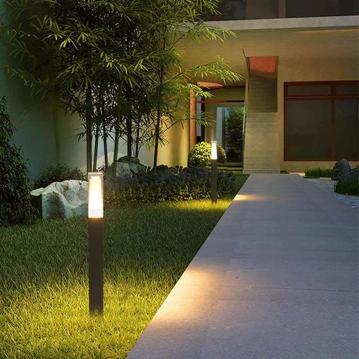 Square Outdoor Ground Garden Light