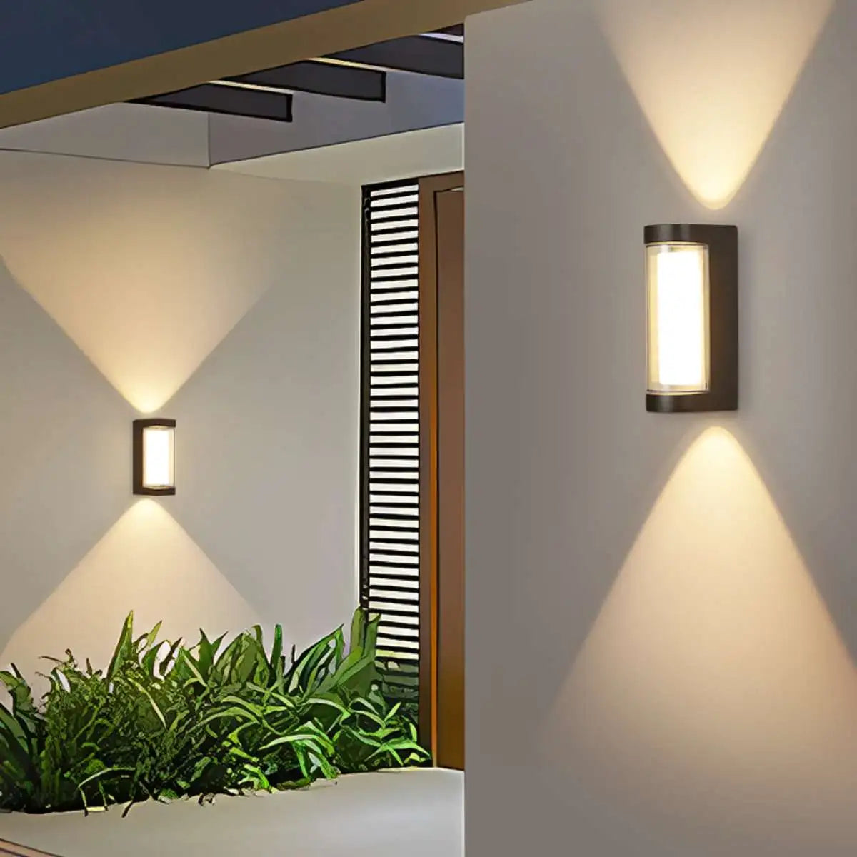 Cylinder & Square Column Outdoor Waterproof Wall Lamp