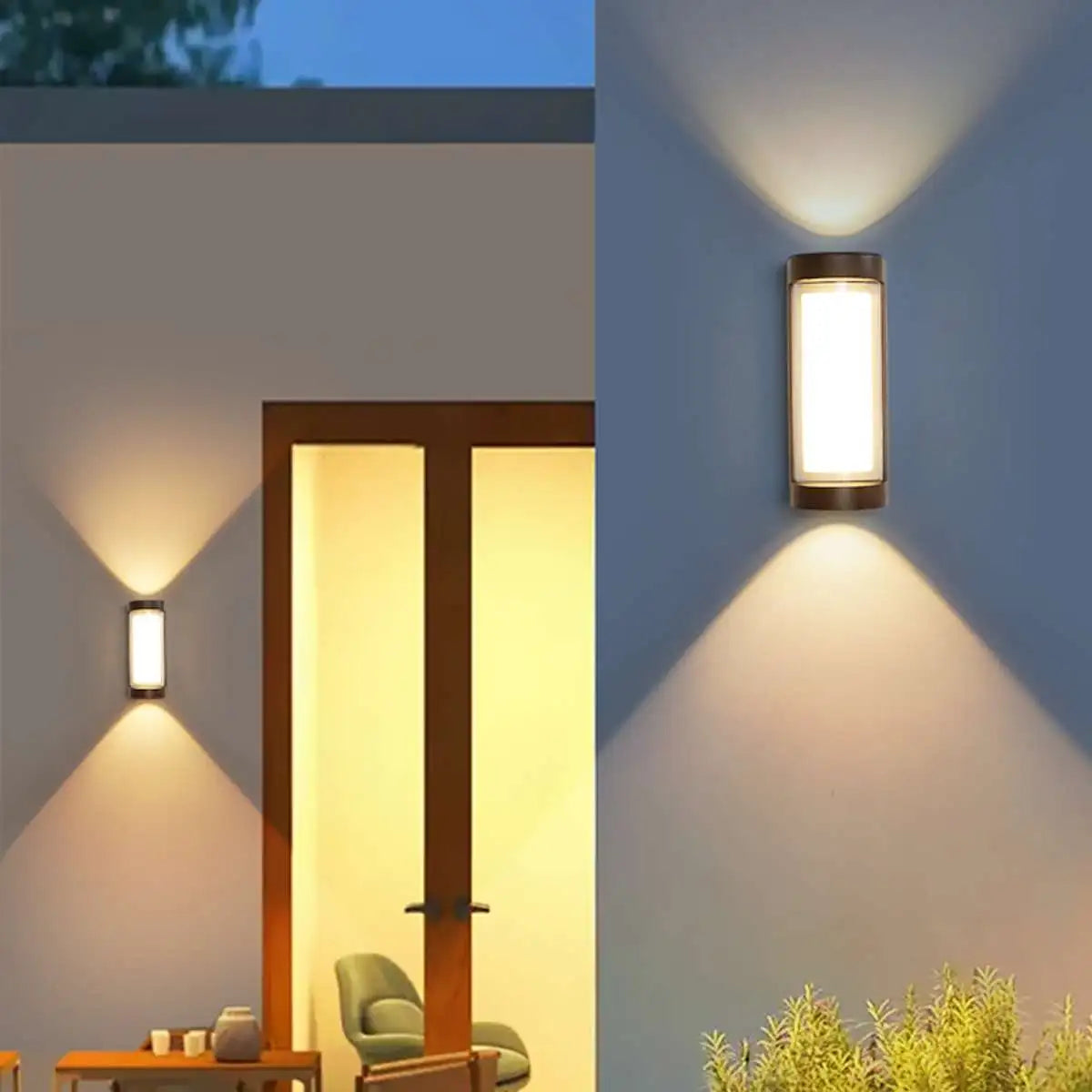 Cylinder & Square Column Outdoor Waterproof Wall Lamp