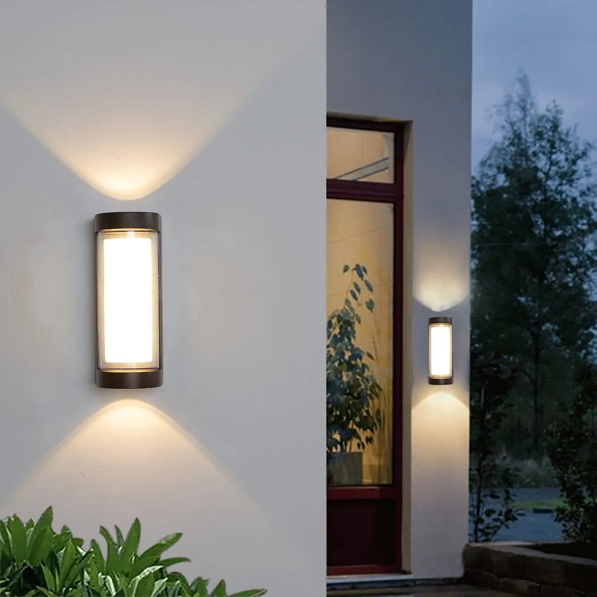 Cylinder & Square Column Outdoor Waterproof Wall Lamp