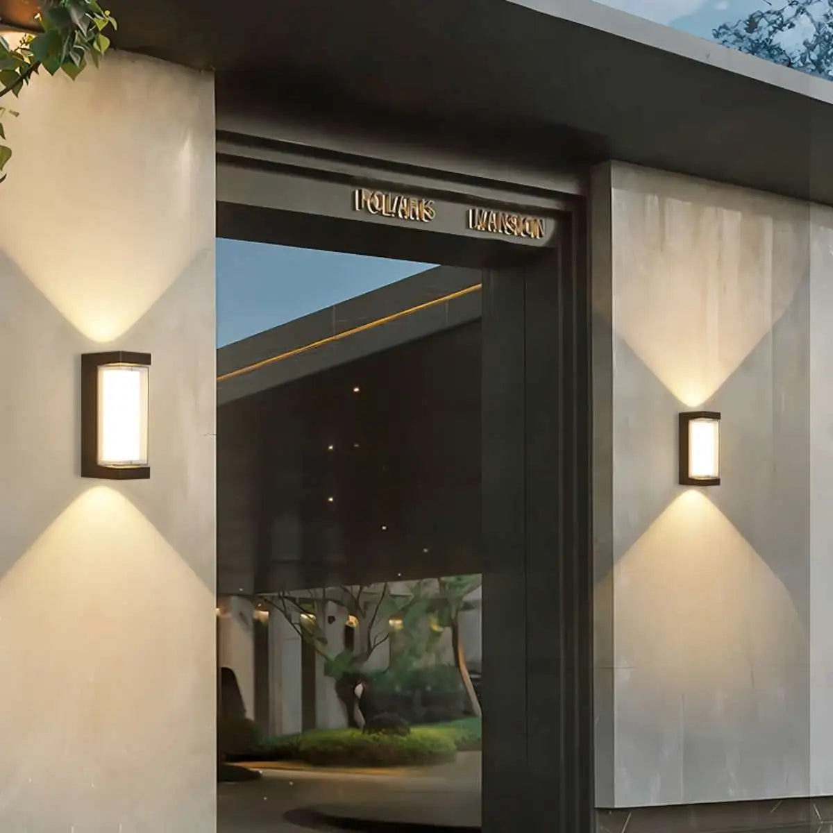 Cylinder & Square Column Outdoor Waterproof Wall Lamp