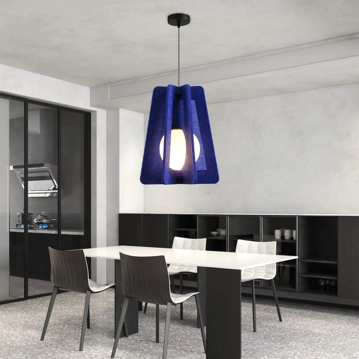 Antizer Square Pavilion Acoustic Pendant Light