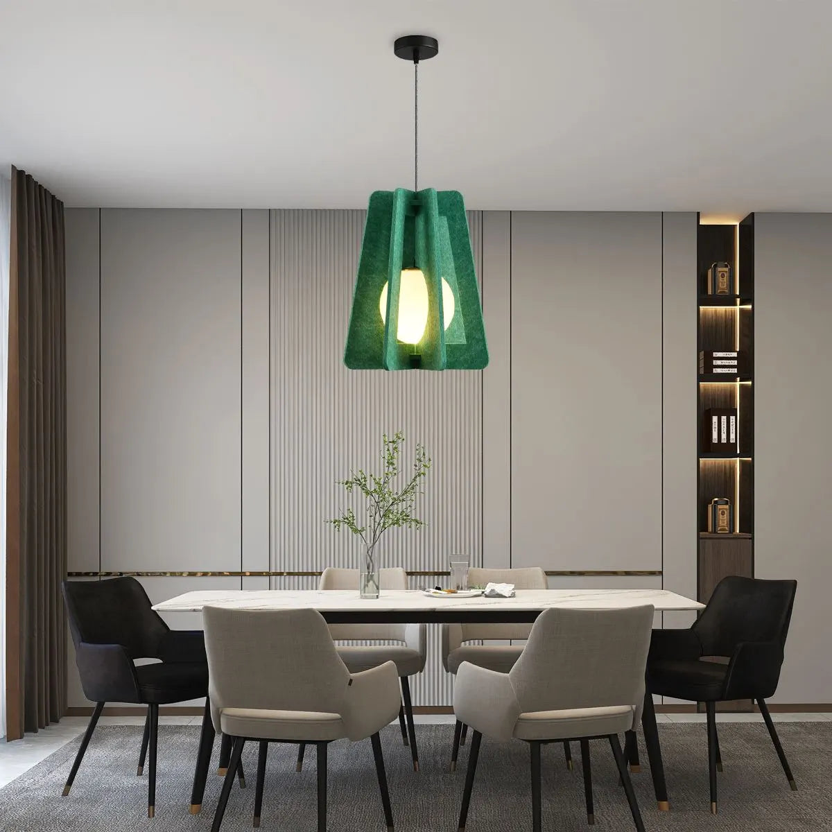 Antizer Square Pavilion Acoustic Pendant Light