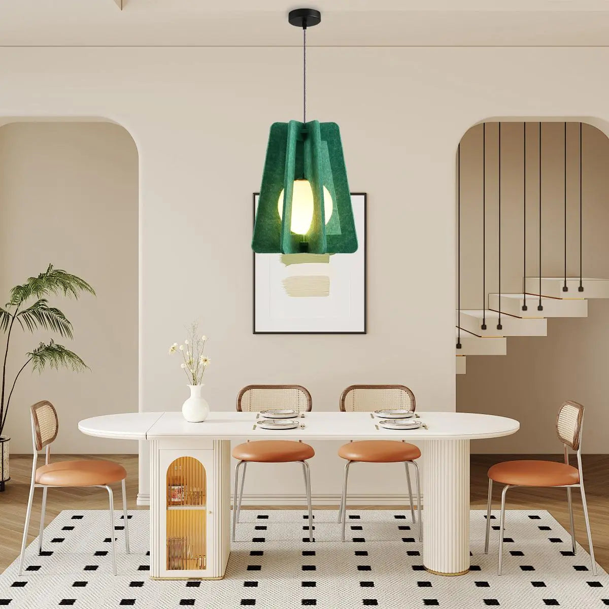 Antizer Square Pavilion Acoustic Pendant Light