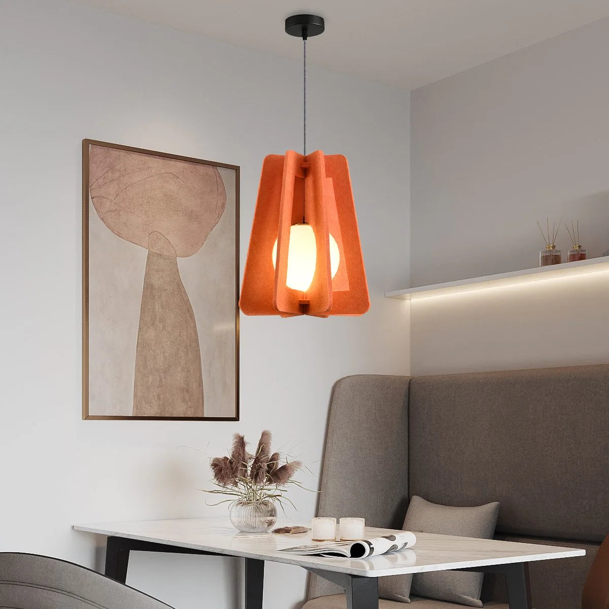 Antizer Square Pavilion Acoustic Pendant Light