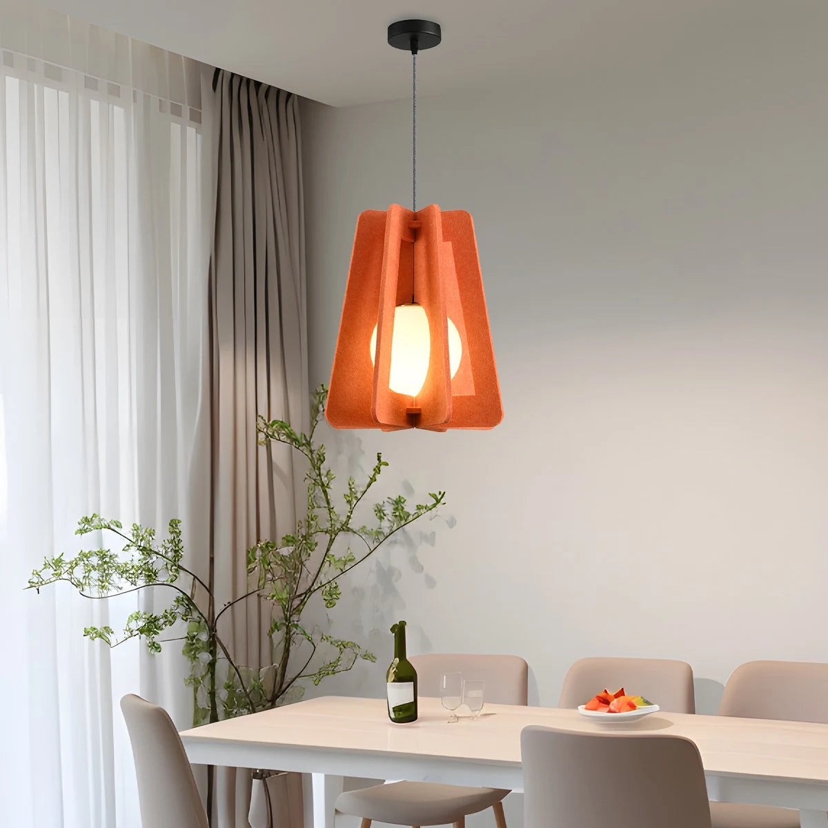 Antizer Square Pavilion Acoustic Pendant Light