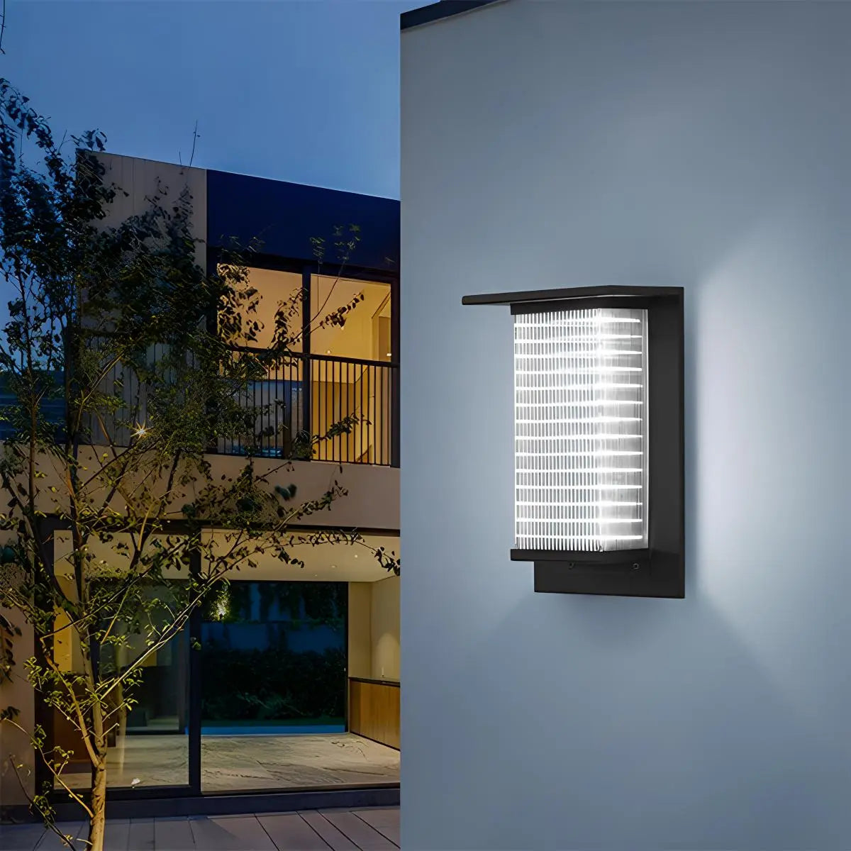 Square Courtyard Garden Outdoor Wall Light