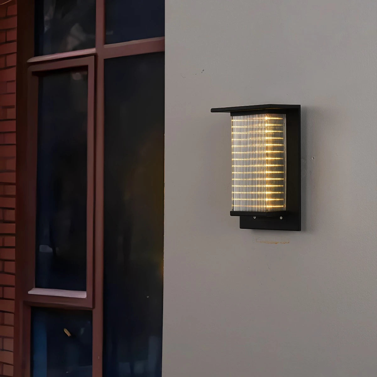 Square Courtyard Garden Outdoor Wall Light