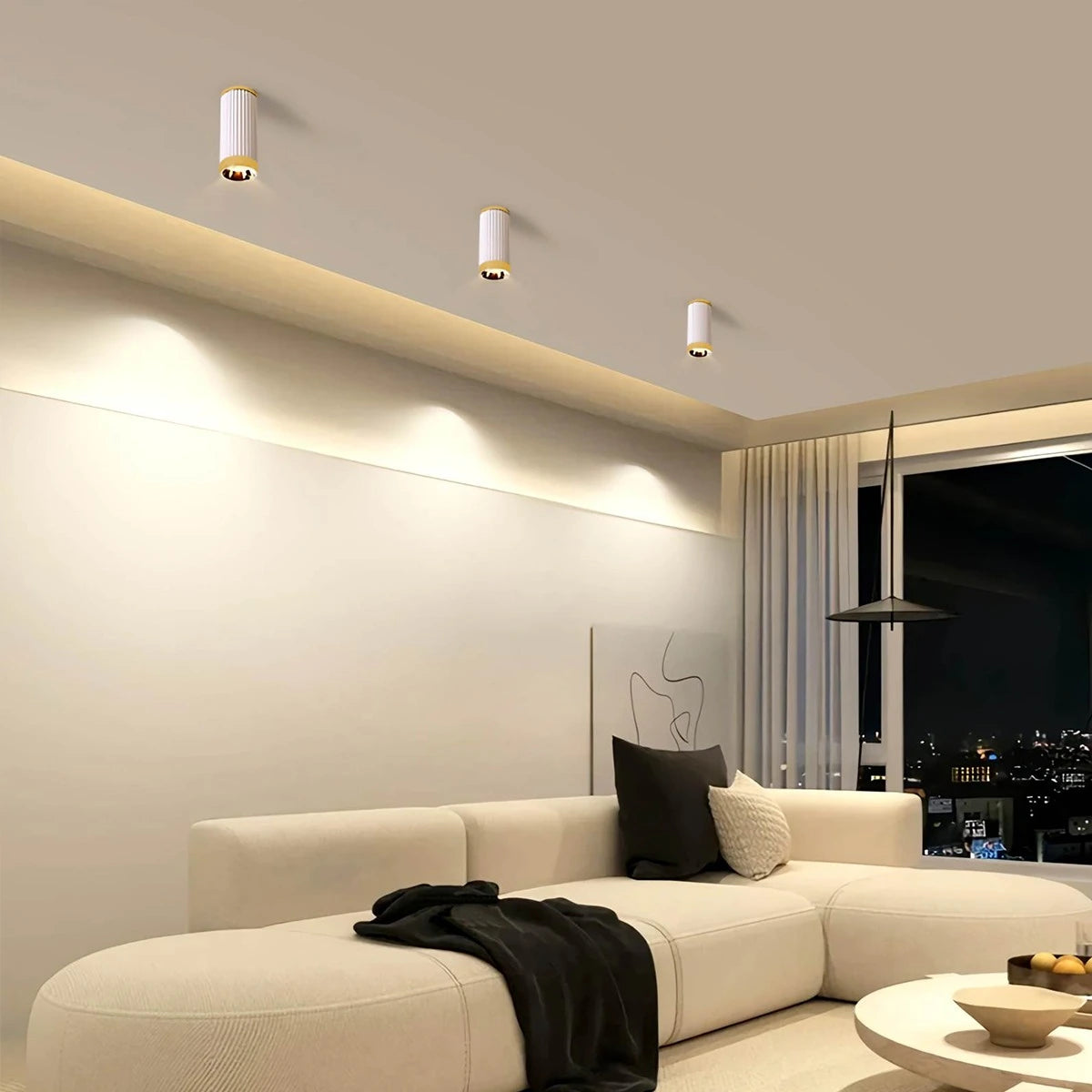 Antizer Striped Spotlight Track Ceiling Lamp