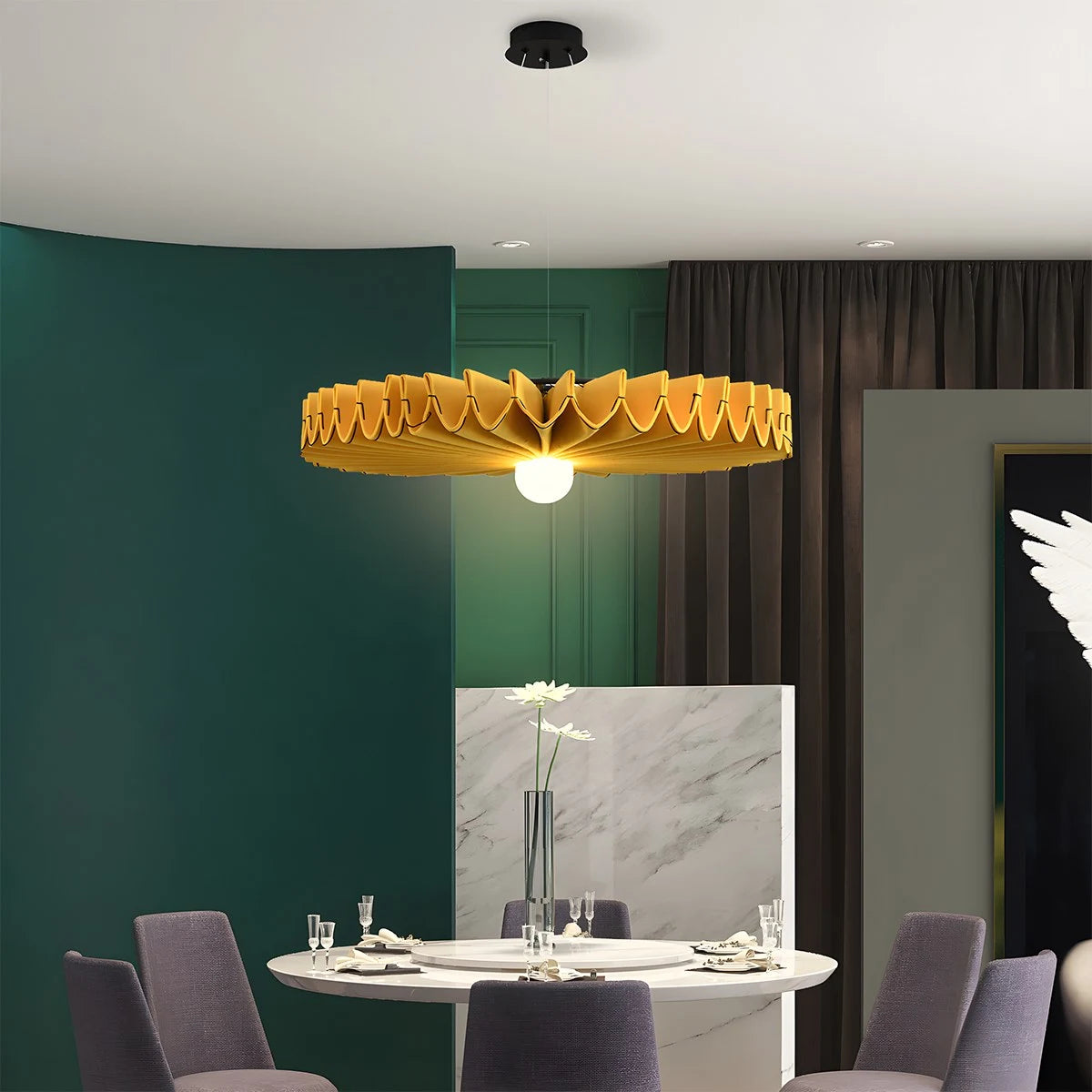 Antizer Sunflower Acoustic Pendant Light