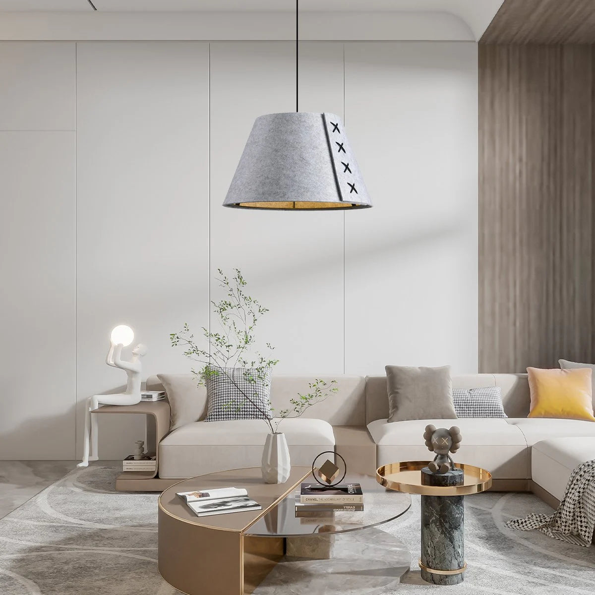 Antizer Modern Sound-absorbing Felt Pendant Light