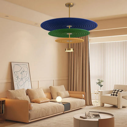 Antizer Three Layer Disk Acoustic Chandelier