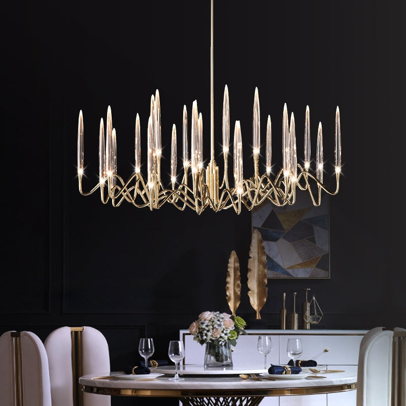 Modern Branch Chandelier  & Floor Lamp