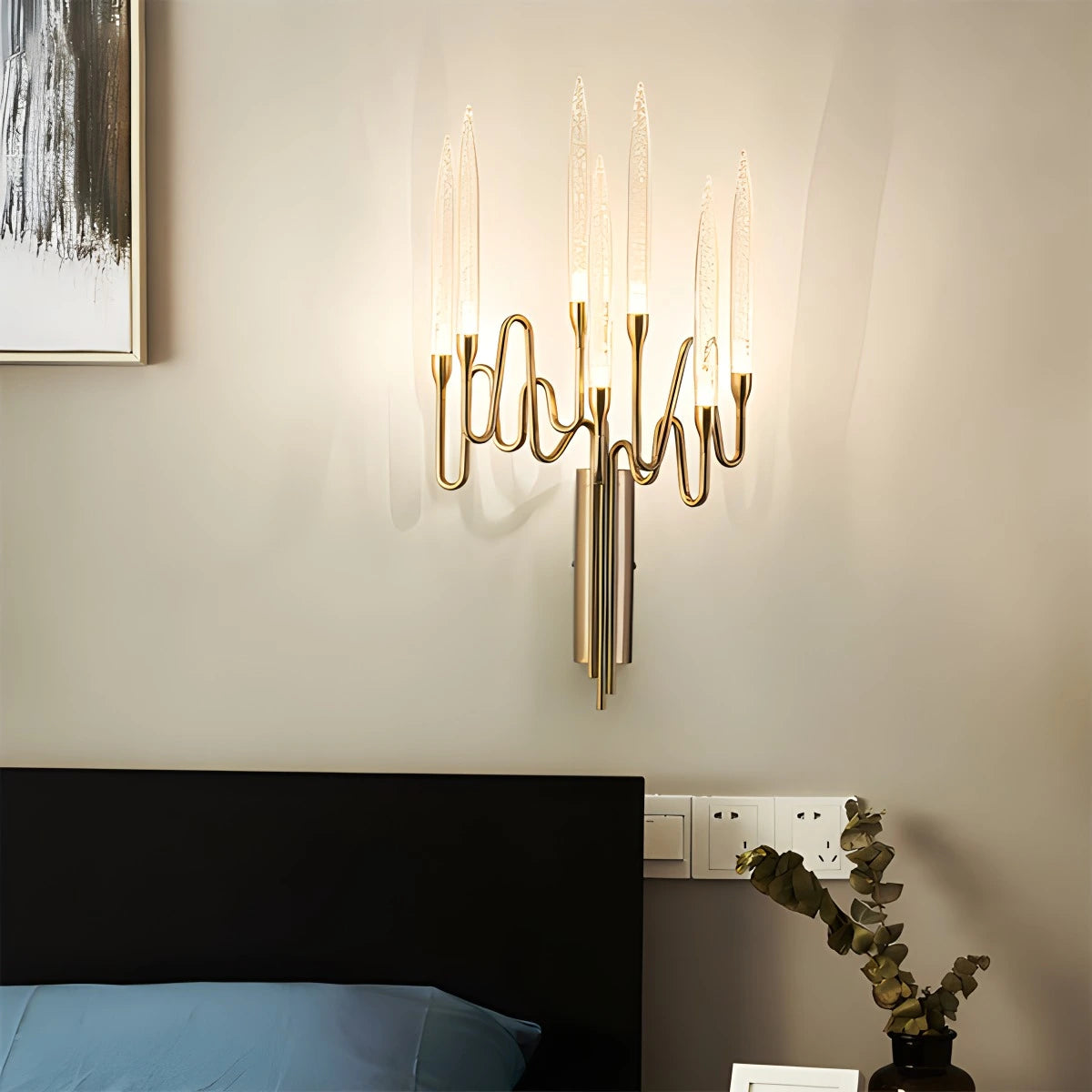 Modern Branch Chandelier  & Floor Lamp