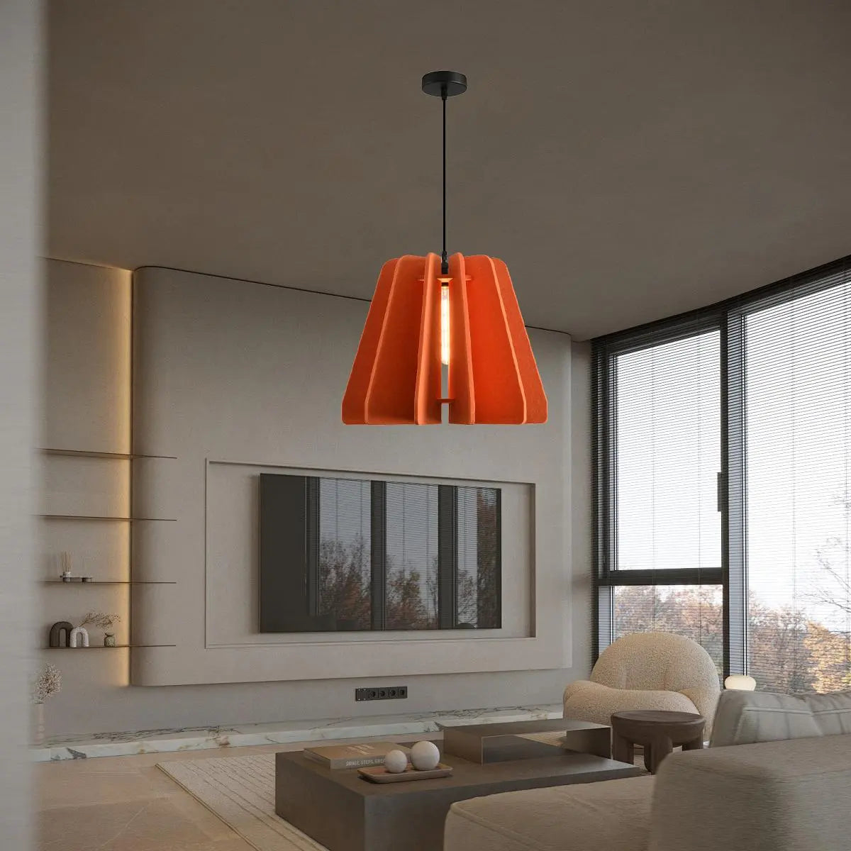 Antizer Triangle Piece Acoustic Pendant Light