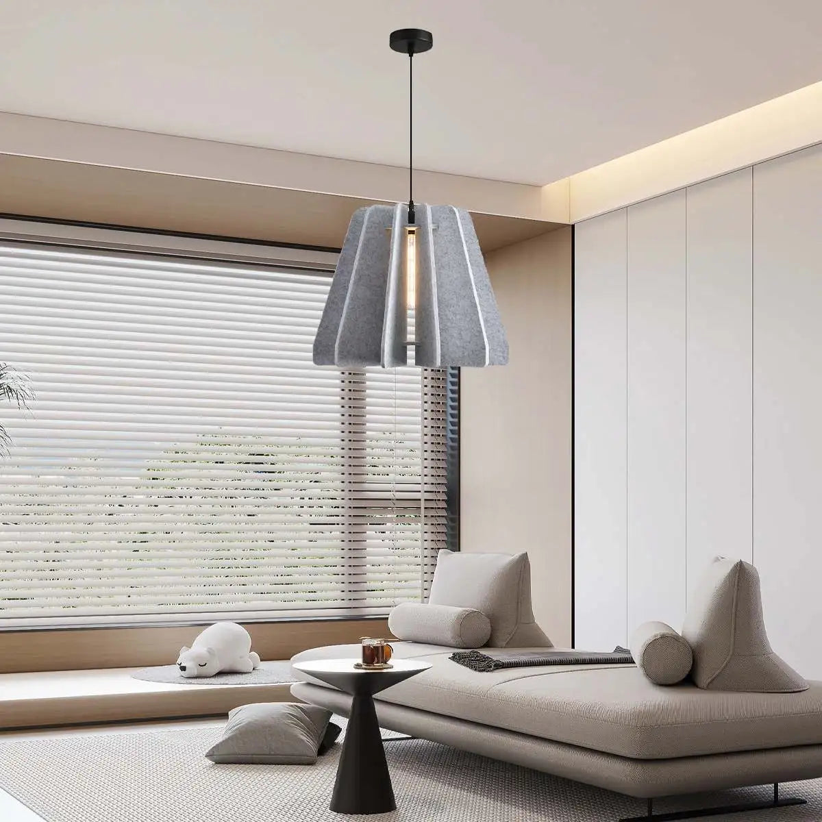 Antizer Triangle Piece Acoustic Pendant Light