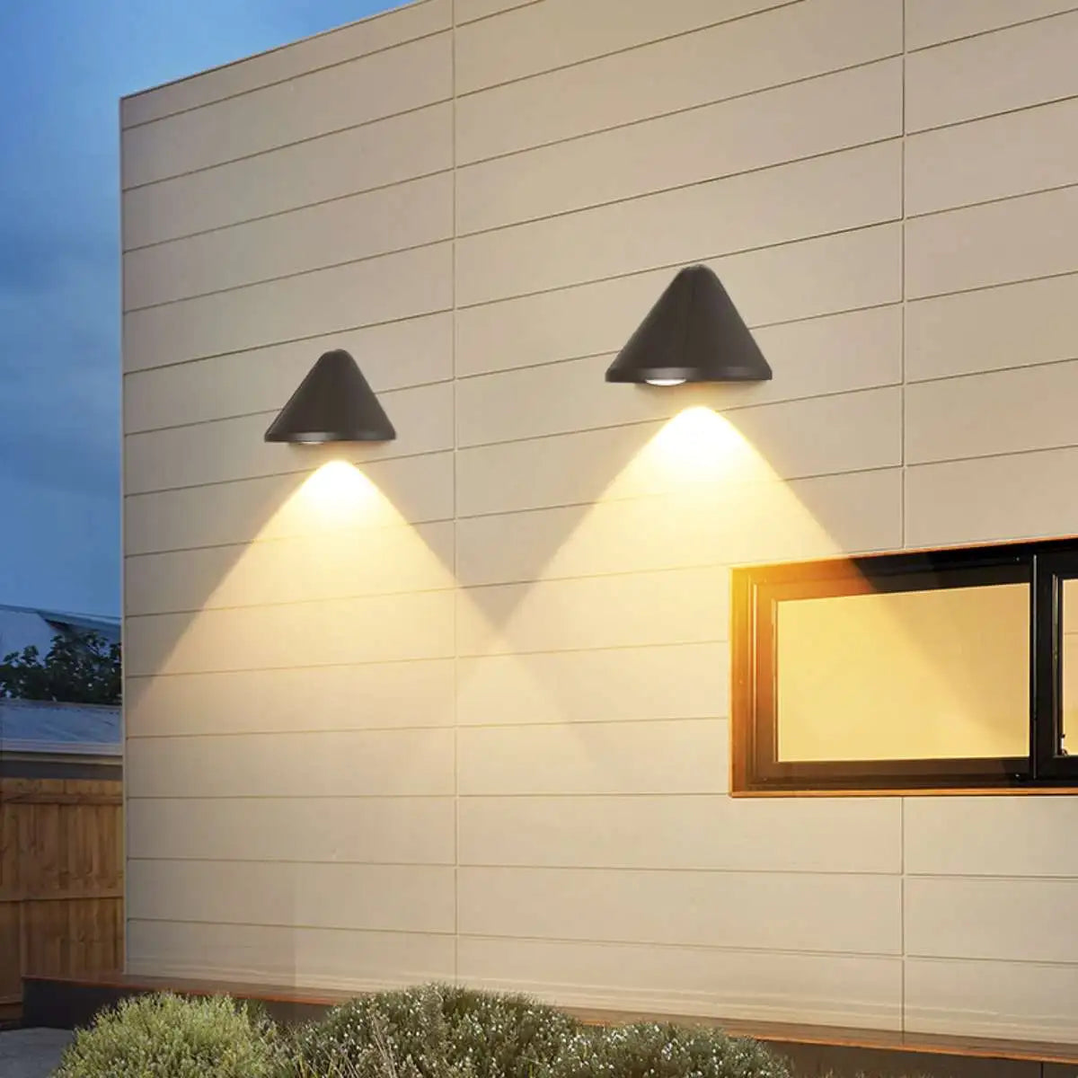 Outdoor Cone Wall Light