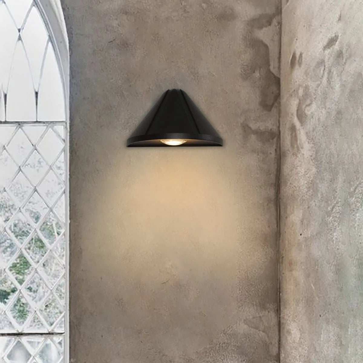 Outdoor Cone Wall Light