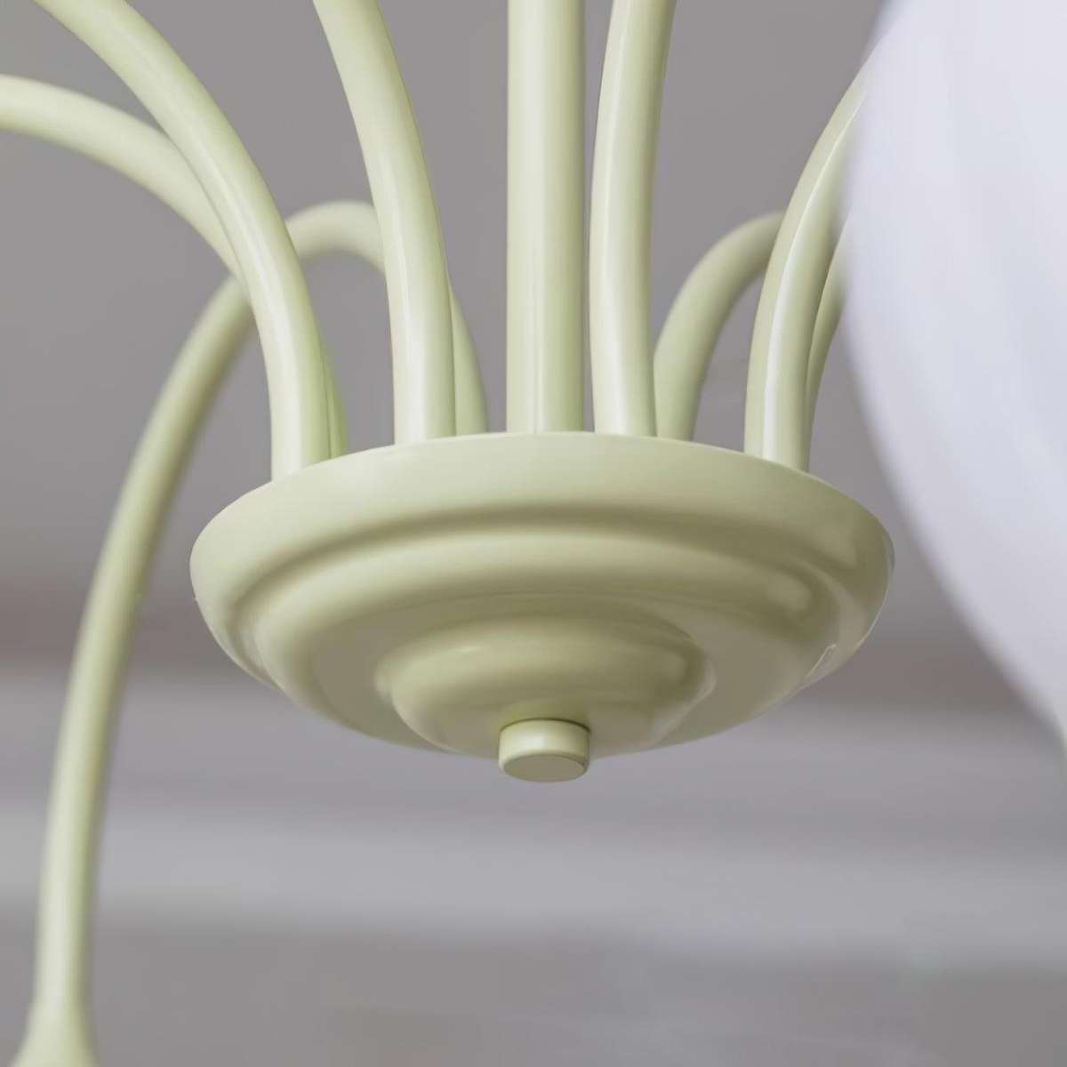 French Romance Tulip Matcha Chandelier