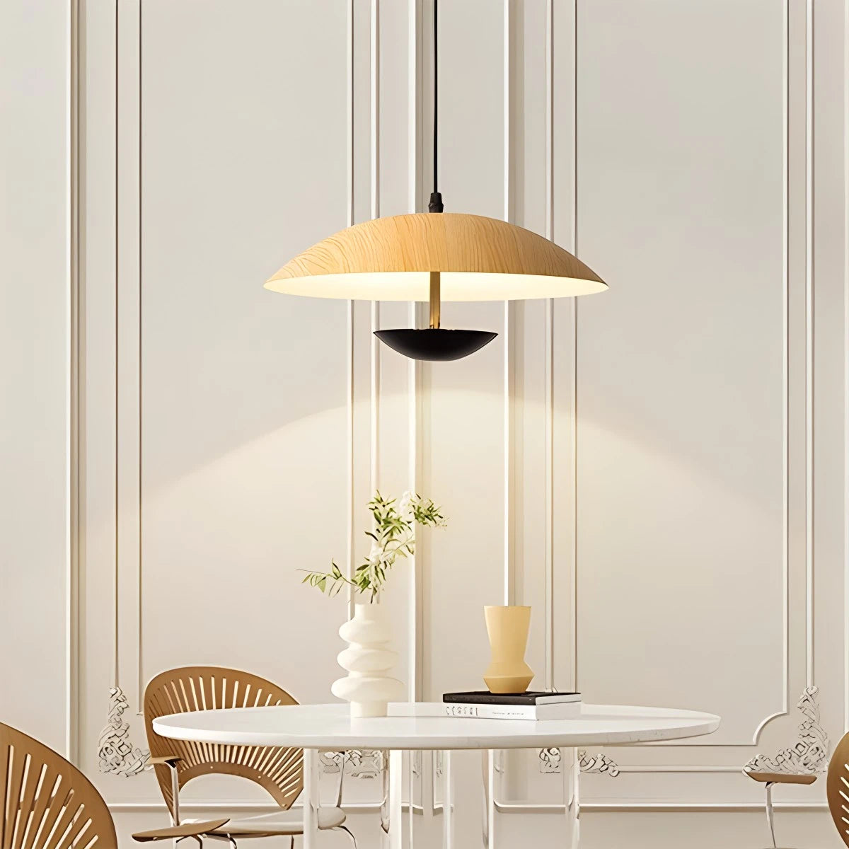 Antizer UFO Wrought Iron Pendeant Light for Living Room