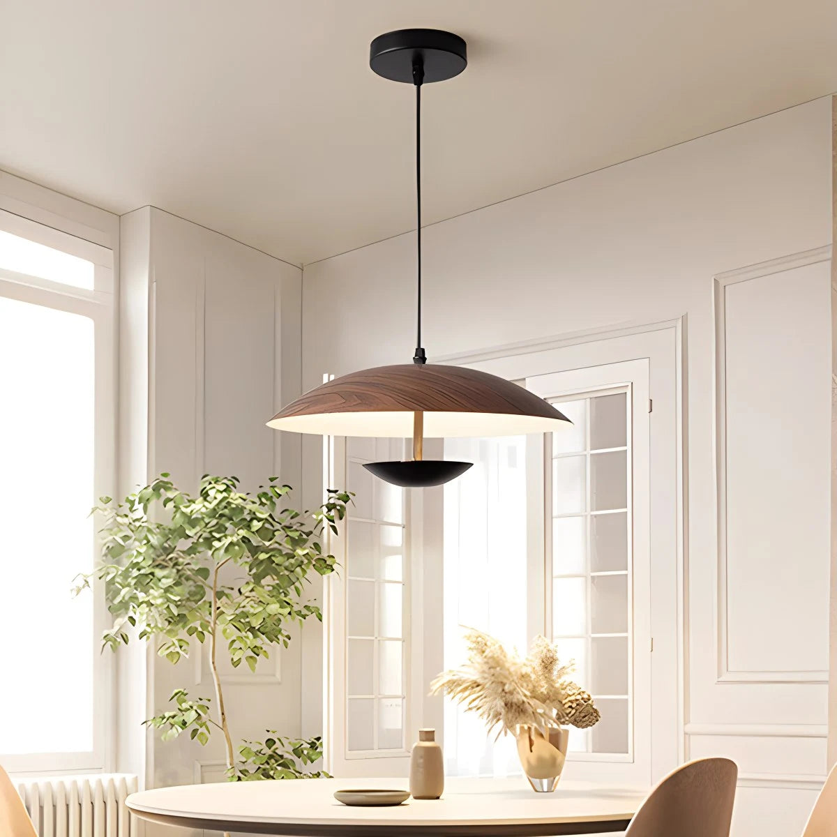 Antizer UFO Wrought Iron Pendeant Light for Living Room